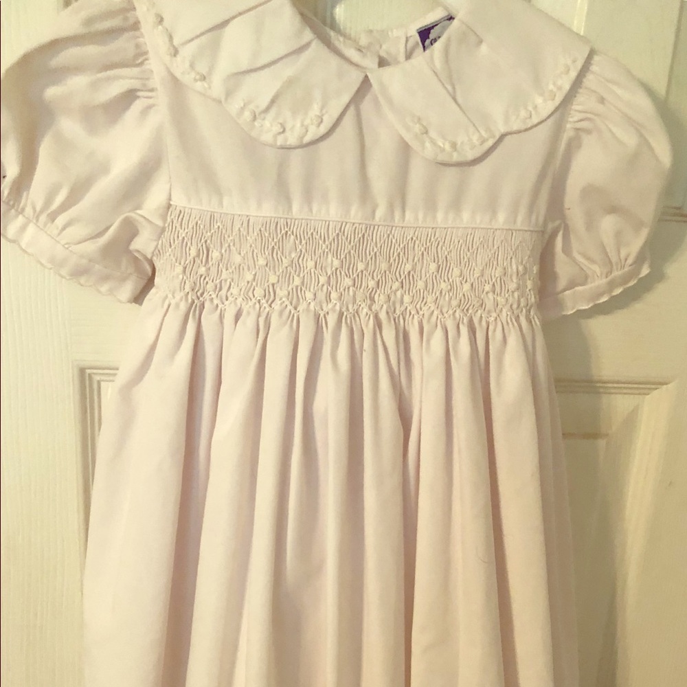 Boutique-style white dress with embroidery!